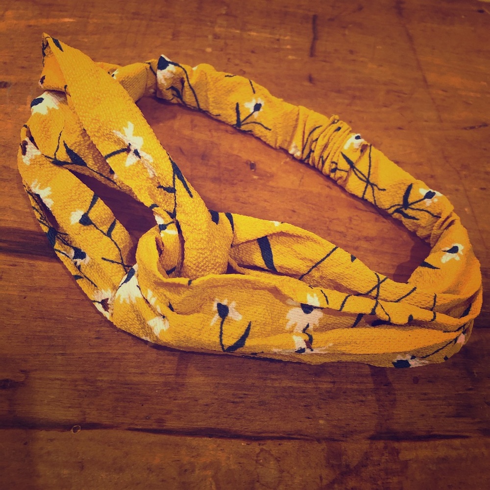 Boho cross elastic headband